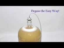 Load and play video in Gallery viewer, Wine Degassing Pump Video of Degassing Operation | carboy vacuum pump for wine degassing | degas wine | vacuum degassing wine | wine degasser
